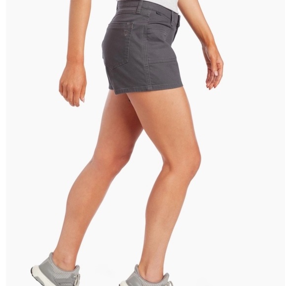 Kuhl Kontour 4” Pavement Gray Women's Hiking Shorts Size 10 - Picture 16 of 16